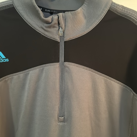 COPY - Adidas Golf Long Sleeve Men's 1/4 Zip Climawarm Pullover Sz XL Athletic … - Picture 3 of 12